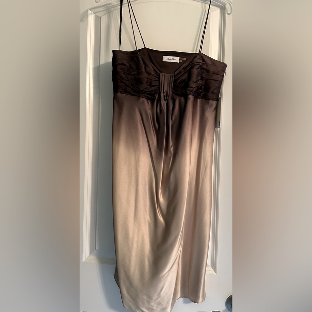 Calvin Klein size 2 spaghetti strap cocktail dress. Never worn